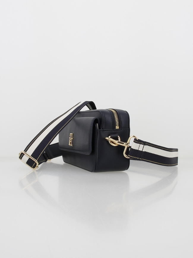 Sac bandoulière iconic bleu marine femme - Tommy Hilfiger