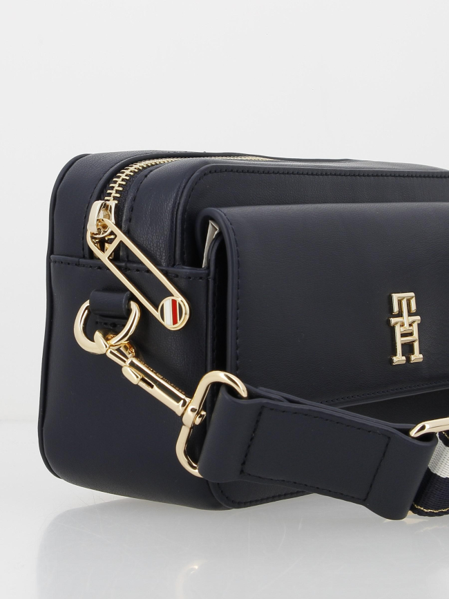 Sac bandoulière iconic bleu marine femme - Tommy Hilfiger