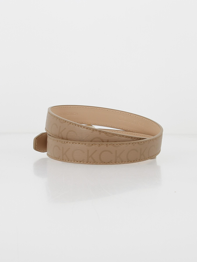 Ceinture must marron femme - Calvin Klein