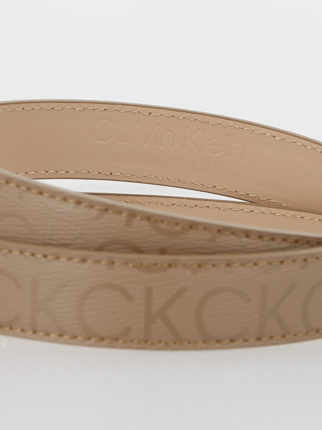 Ceinture must marron femme - Calvin Klein