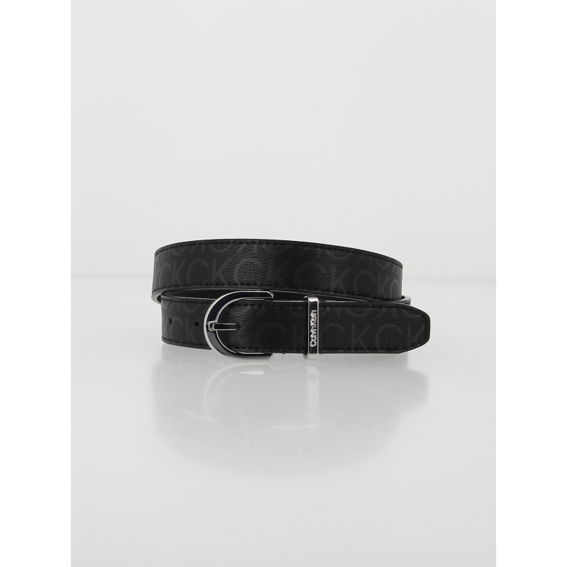 Ceinture must logo noir femme - Calvin Klein