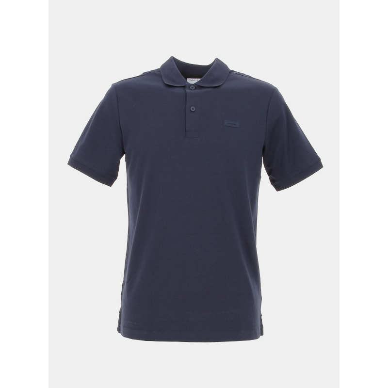 Polo slim smooth bleu marine homme - Calvin Klein