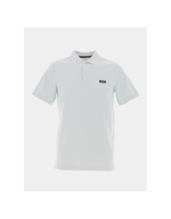 Polo stretch pique slim glacier bleu homme - Calvin Klein