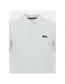 Polo stretch pique slim glacier bleu homme - Calvin Klein