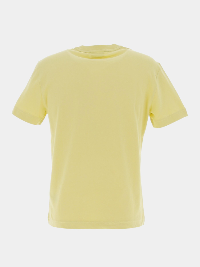 T-shirt matte front logo jaune homme - Calvin Klein