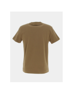 T-shirt matte front logo kaki homme - Calvin Klein