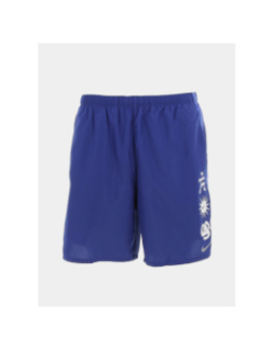 Short de running challenger bleu homme - Nike