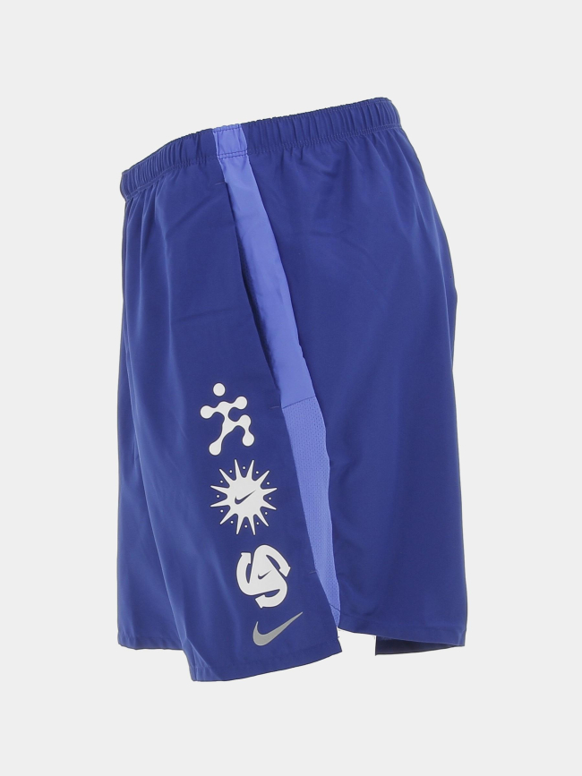 Short de running challenger bleu homme - Nike