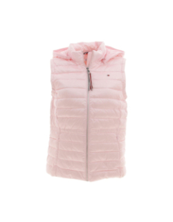 Doudoune sans manche duvet rose femme - Tommy Hilfiger