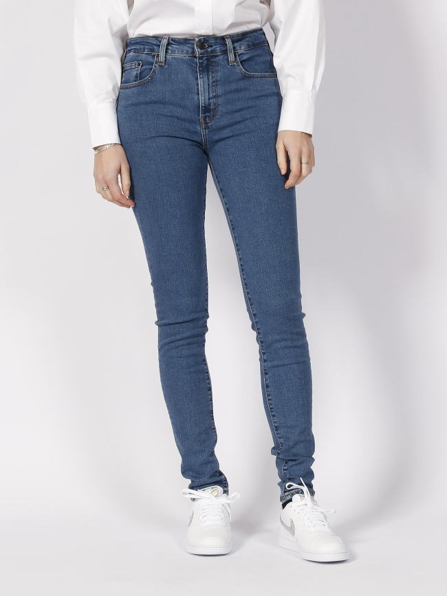 Jean skinny taille haute 721 bleu femme - Levi's