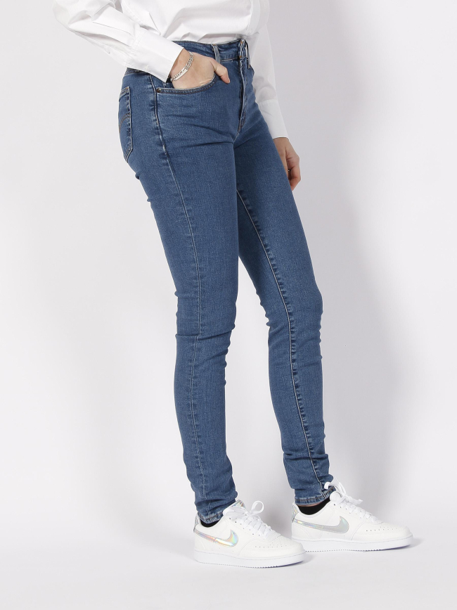 Jean skinny taille haute 721 bleu femme - Levi's