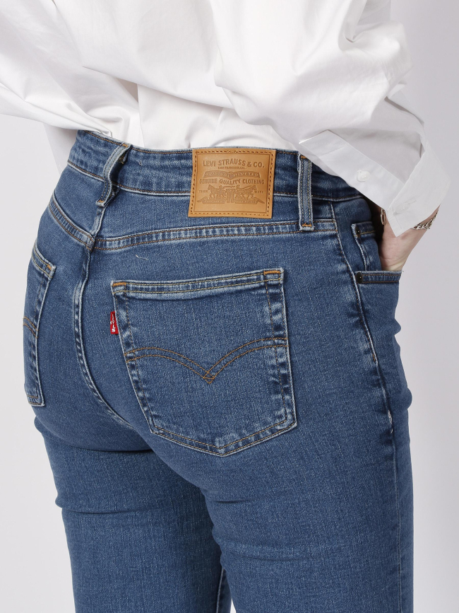 Jean skinny taille haute 721 bleu femme - Levi's