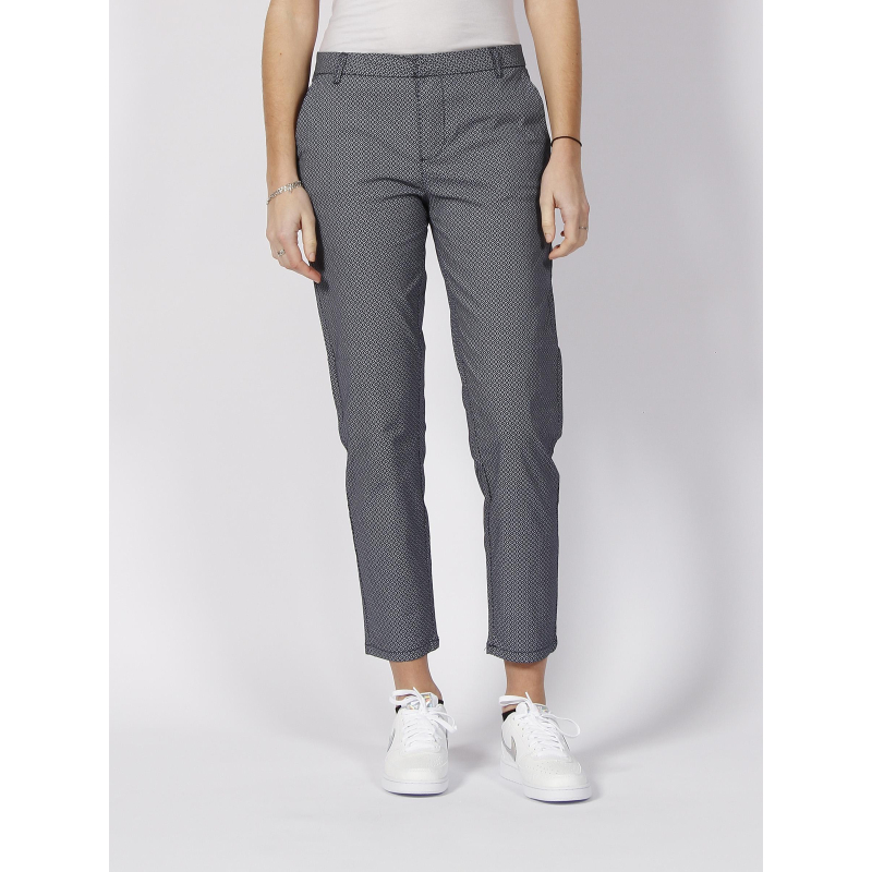 Pantalon chino à motifs biana bleu marine femme - Only