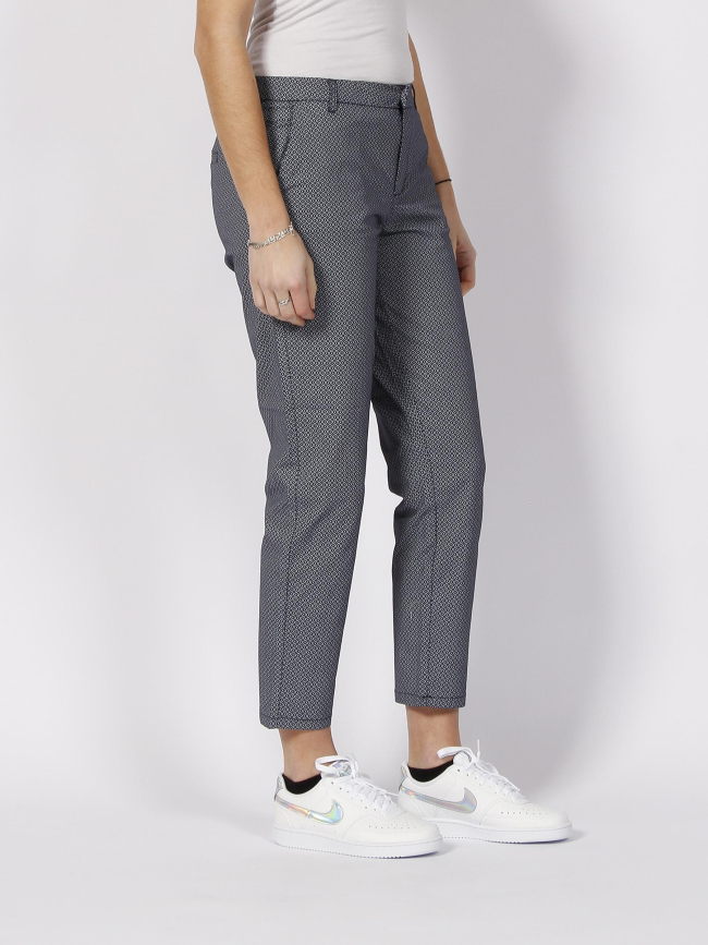 Pantalon chino à motifs biana bleu marine femme - Only