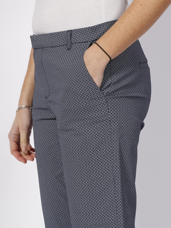 Pantalon chino à motifs biana bleu marine femme - Only