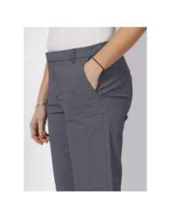 Pantalon chino à motifs biana bleu marine femme - Only