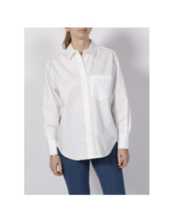 Chemise oversize relaxed blanc femme - Calvin Klein