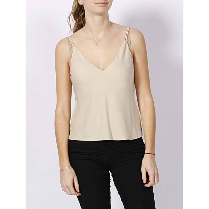 Débardeur recycled cdc cami beige femme - Calvin Klein