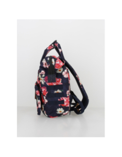 Sac à dos mini adventurer osaka floral bleu marine - Cabaïa