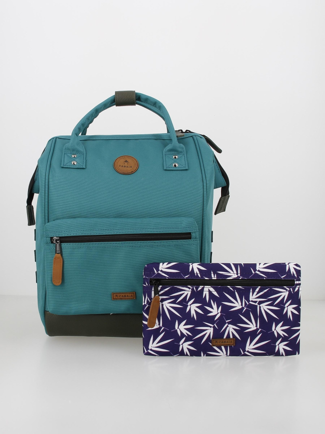 Sac à dos medium adventurer san francisco bleu vert - Cabaïa