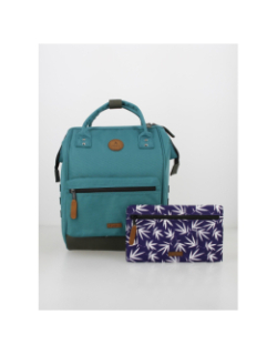Sac à dos medium adventurer san francisco bleu vert - Cabaïa
