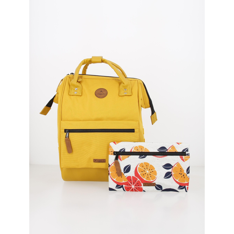 Sac à dos medium adventurer marrakech jaune - Cabaïa