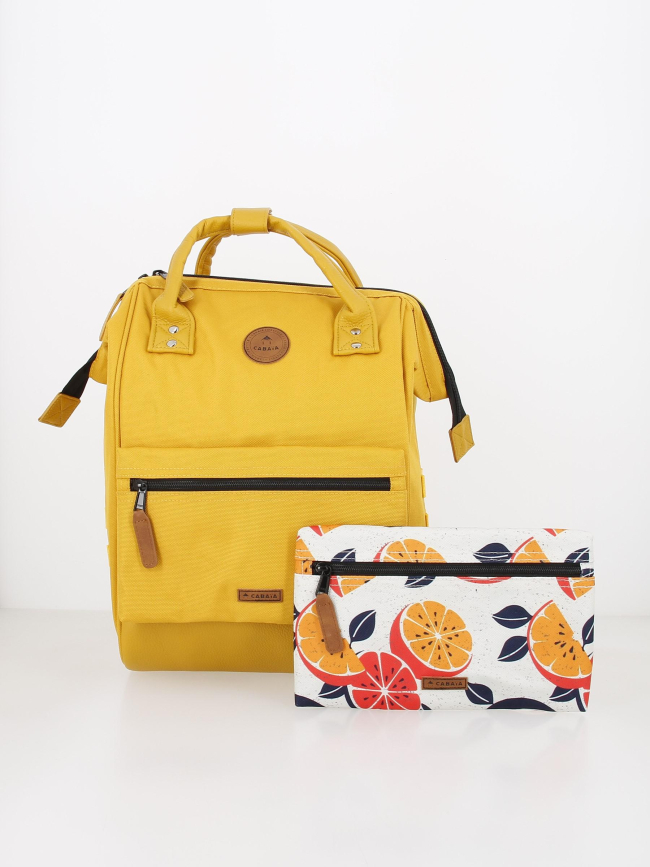Sac à dos medium adventurer marrakech jaune - Cabaïa
