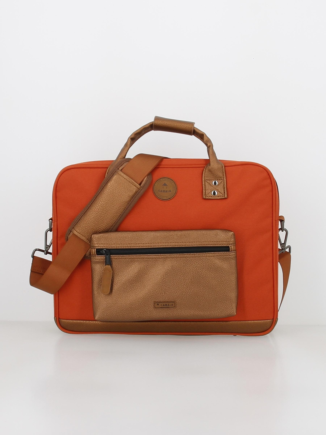 Sac ordinateur messenger bogota orange - Cabaïa