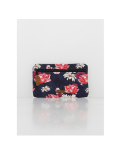 Pochette dontobori floral bleu marine - Cabaïa