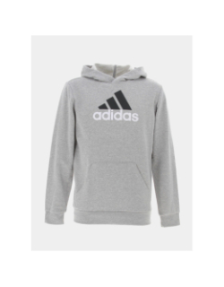 Sweat à capuche big logo gris enfant - Adidas