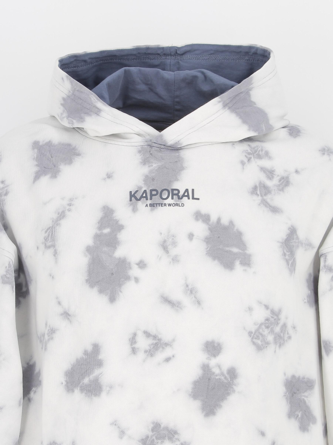 Sweat à capuche prime storm gris enfant - Kaporal