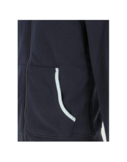 Sweat zippé à capuche piddy bleu marine enfant - Kaporal