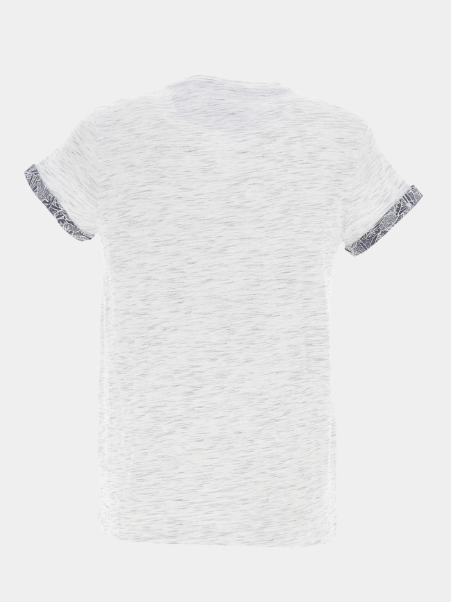 T-shirt shamar chiné blanc homme - Deeluxe