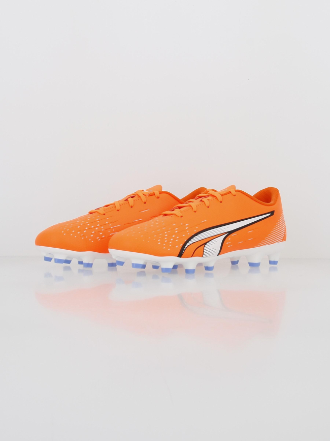 Chaussures de football ultra play fg/ag orange enfant - Puma