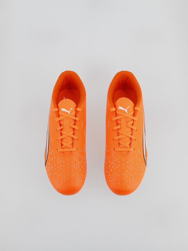 Chaussures de football ultra play fg/ag orange enfant - Puma