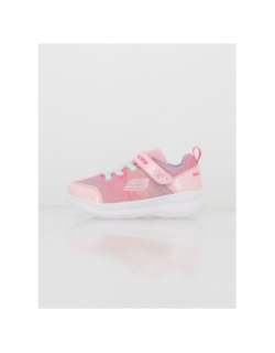 Baskets à scratch snap sprints 2.0 stars rose fille - Skechers