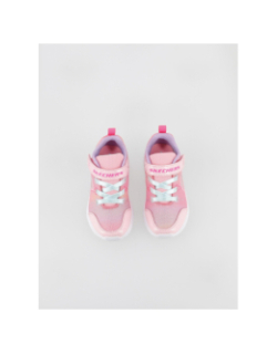 Baskets à scratch snap sprints 2.0 stars rose fille - Skechers