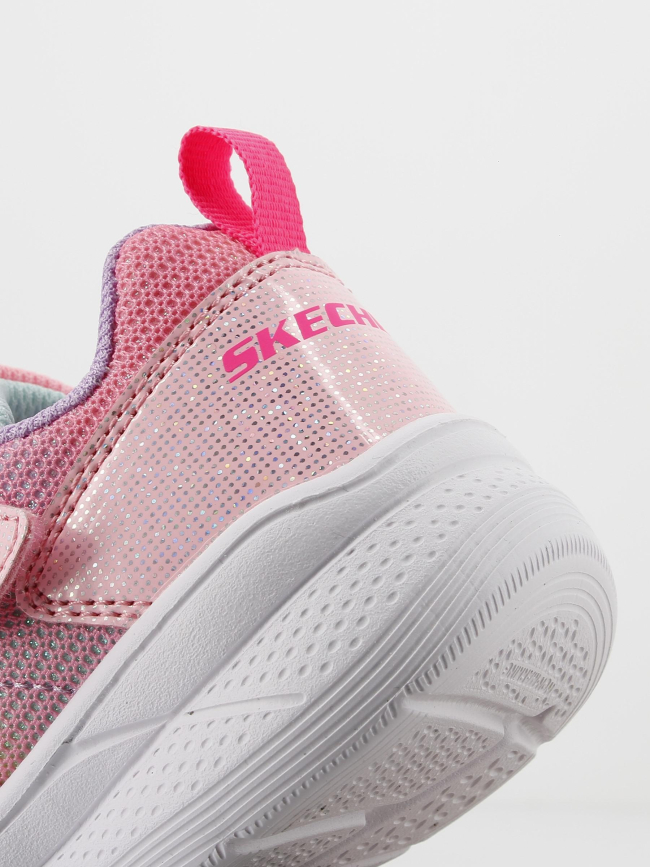 Baskets à scratch snap sprints 2.0 stars rose fille - Skechers