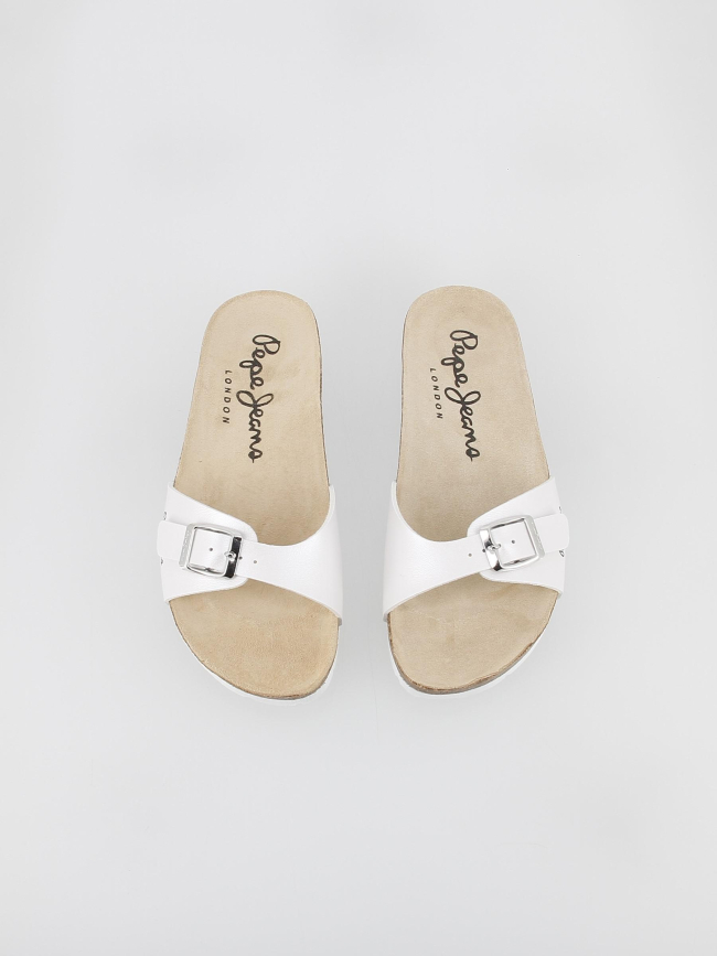 Sandales oban nacar blanc femme - Pepe Jeans