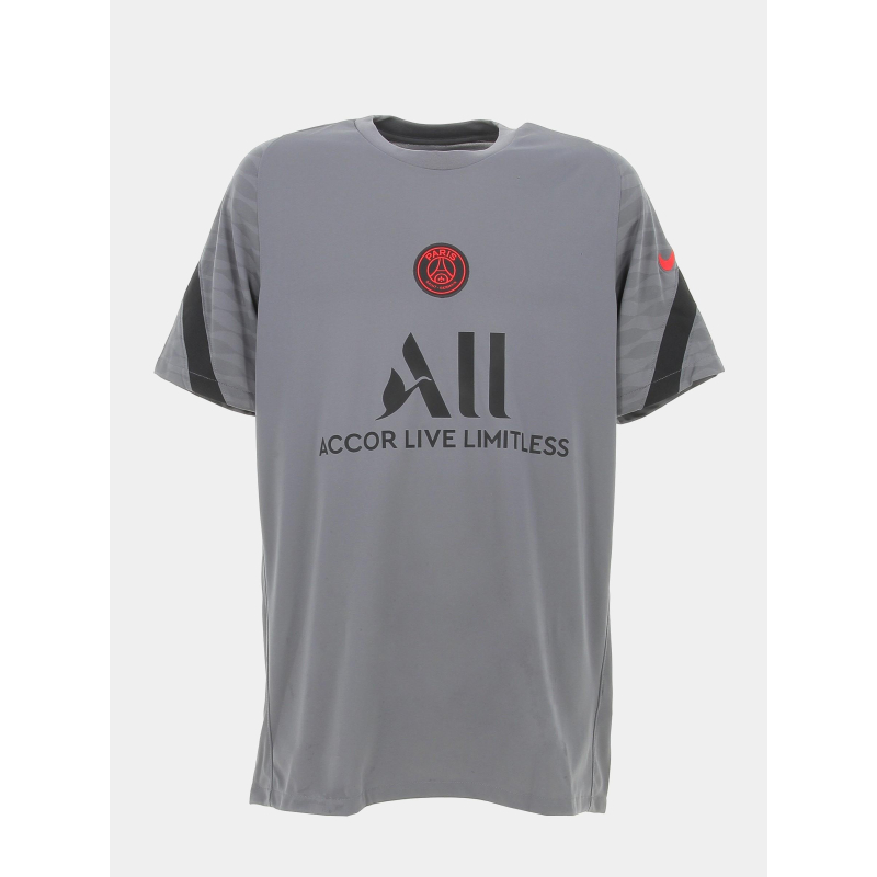 Maillot de football PSG dri-fit gris homme - Nike