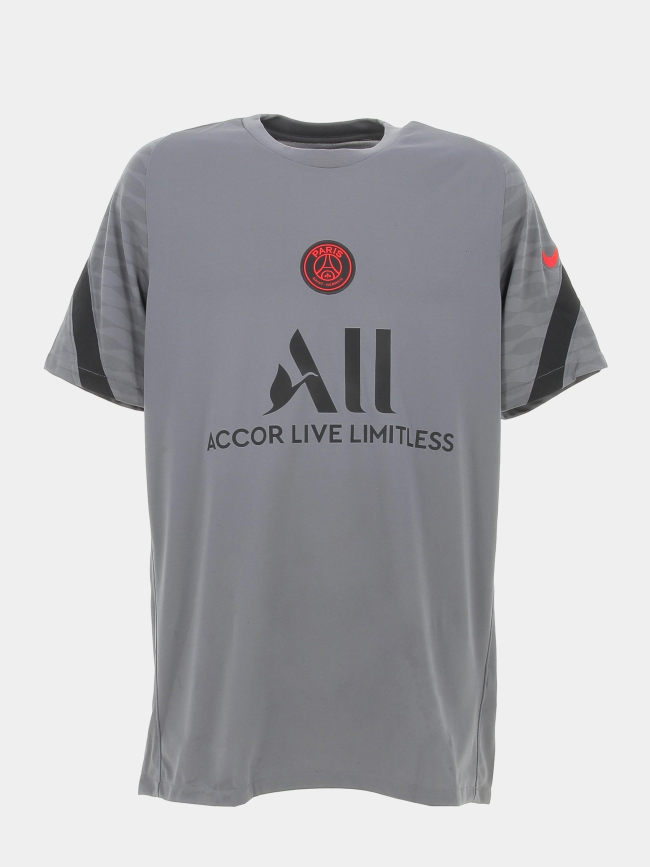 Maillot de football PSG dri-fit gris homme - Nike