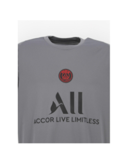 Maillot de football PSG dri-fit gris homme - Nike