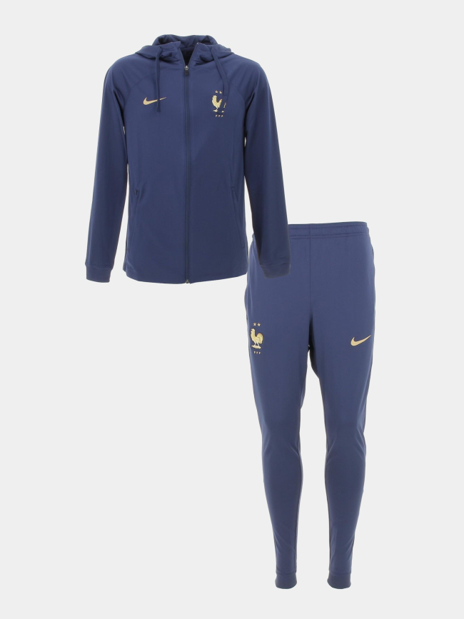 Ensemble de football fff bleu marine homme - Nike