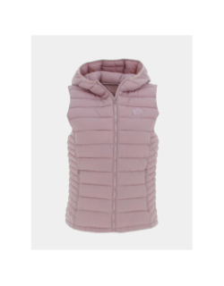 Doudoune sans manche terry lila violet fille - Teddy Smith