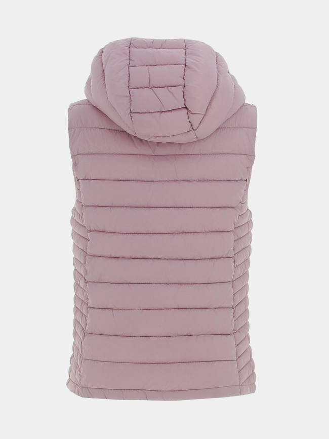 Doudoune sans manche terry lila violet fille - Teddy Smith