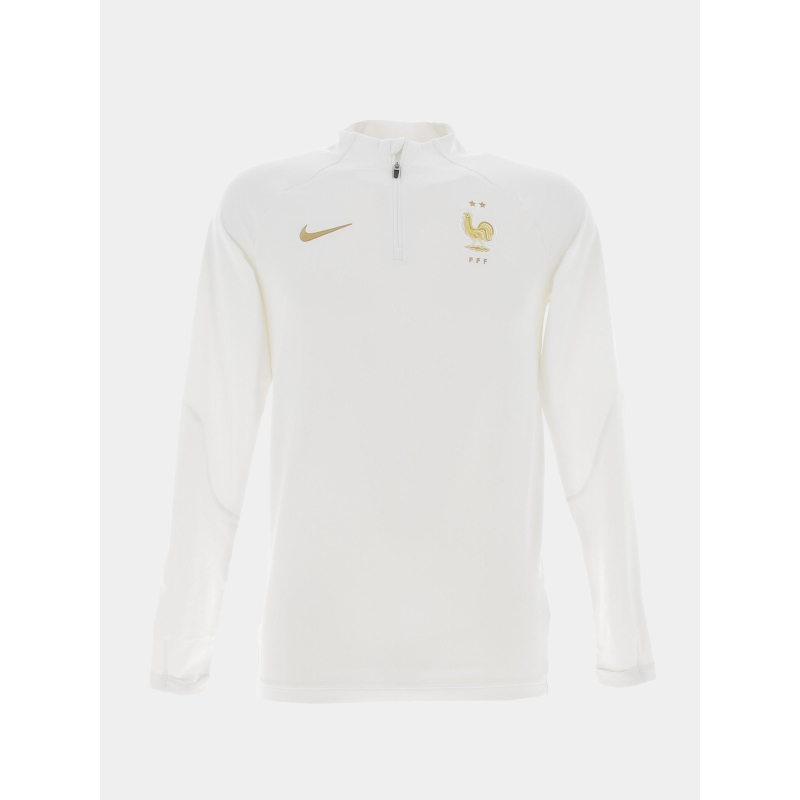 T-shirt manches longues france fff blanc homme - Nike