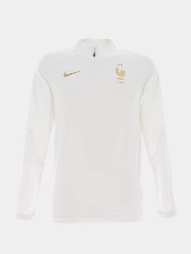 T-shirt manches longues france fff blanc homme - Nike