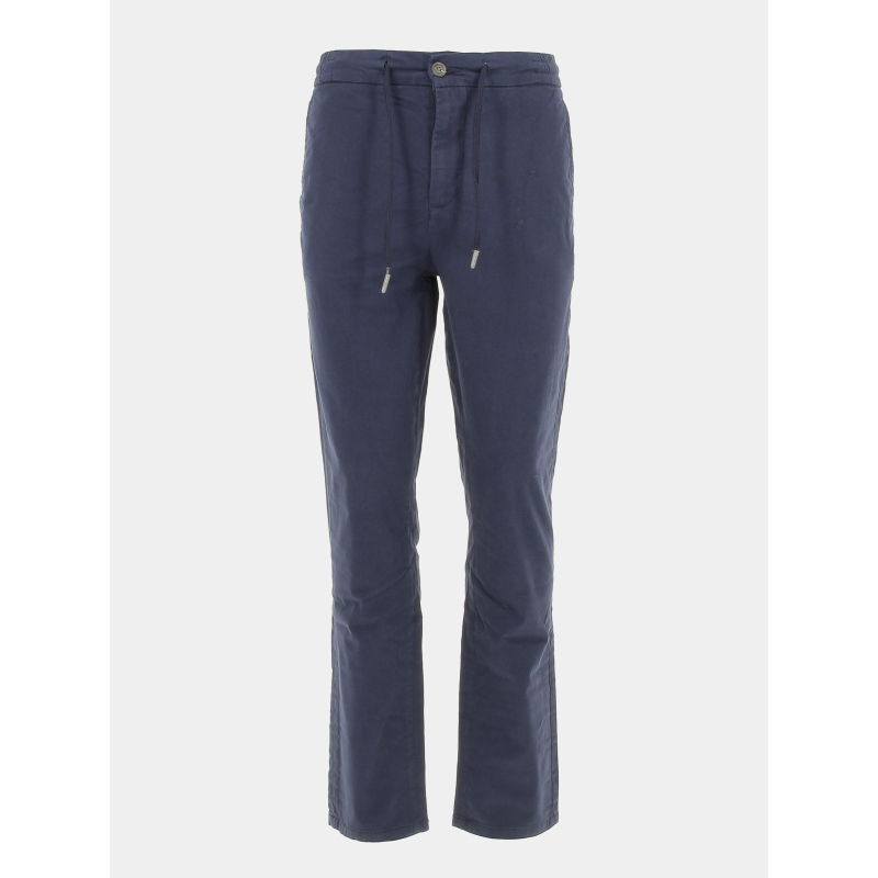 Pantalon chino idris bleu marine homme - Deeluxe