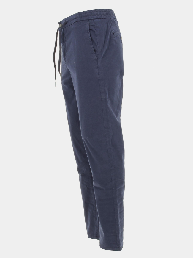 Pantalon chino idris bleu marine homme - Deeluxe