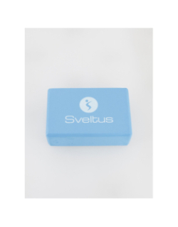 Brique en mousse22.5x15x7.5 cm yoga brick bleu - Sveltus